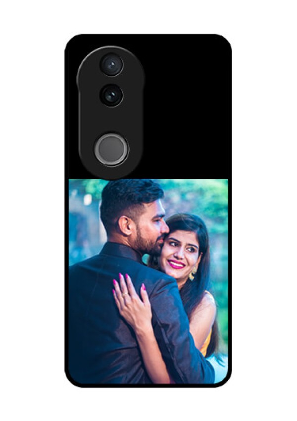 iQOO Z10R Custom Glass Phone Case - Upload Full Picture With Custom Color Design