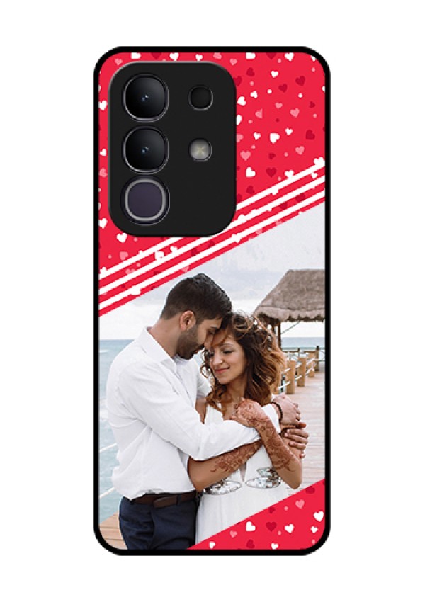 iQOO Z10x 5G Custom Glass Phone Case - Valentines Gift Design