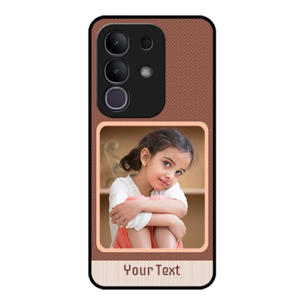 iQOO Z10x 5G Custom Glass Phone Case - Simple Pic Upload Design