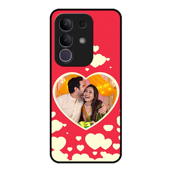 iQOO Z10x 5G Custom Glass Phone Case - Love Symbols Phone Cover Design