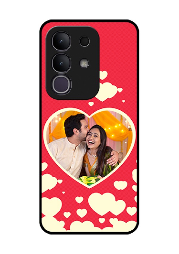 iQOO Z10x 5G Custom Glass Phone Case - Love Symbols Phone Cover Design