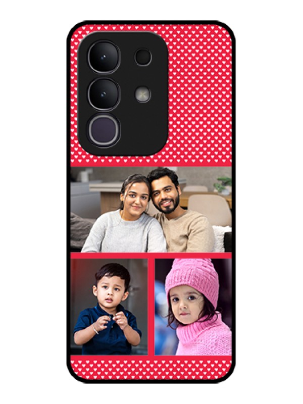 Custom iQOO Z10x 5G Custom Glass Phone Case - Bulk Photo Upload Design