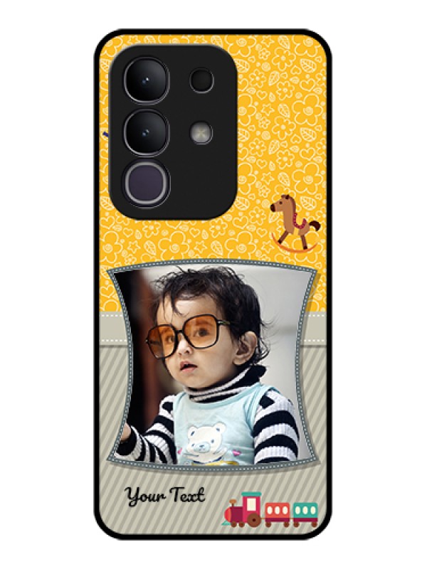 Custom iQOO Z10x 5G Custom Glass Phone Case - Baby Picture Upload Design