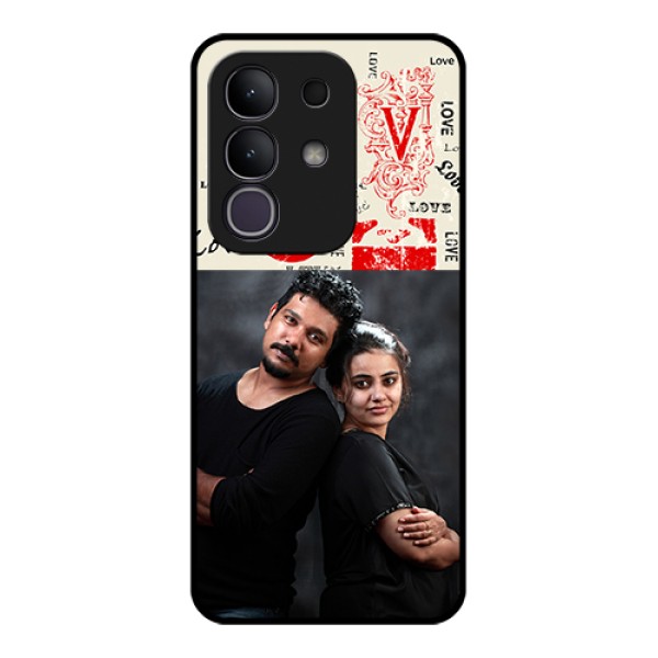 iQOO Z10x 5G Custom Glass Phone Case - Trendy Love Design Case