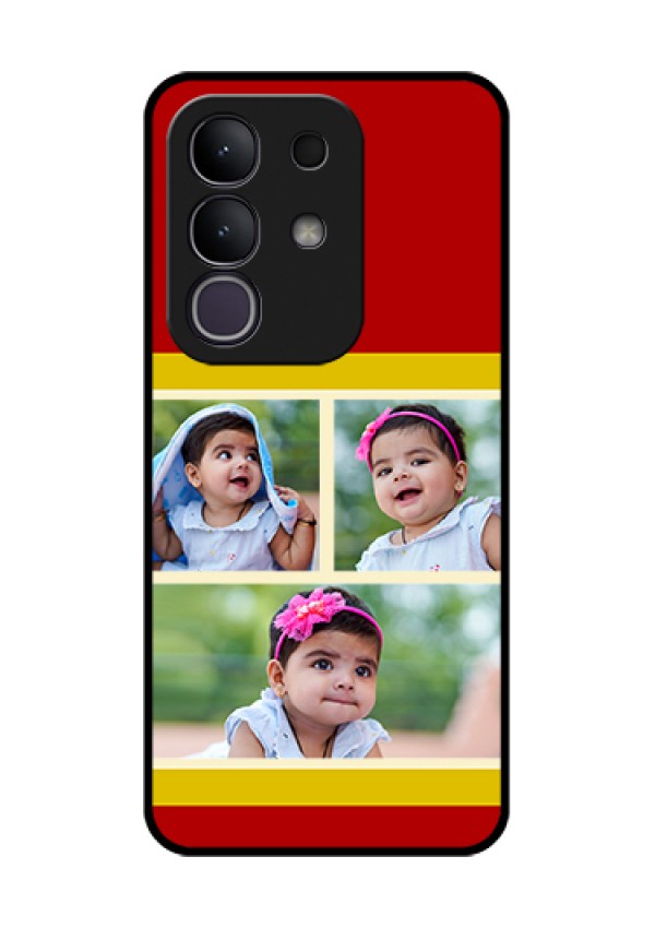 iQOO Z10x 5G Custom Glass Phone Case - Multiple Pic Upload Design