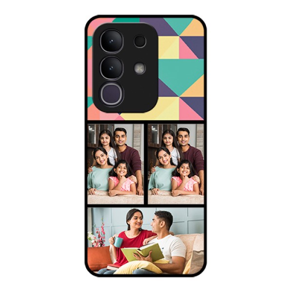 iQOO Z10x 5G Custom Glass Phone Case - Bulk Pic Upload Design