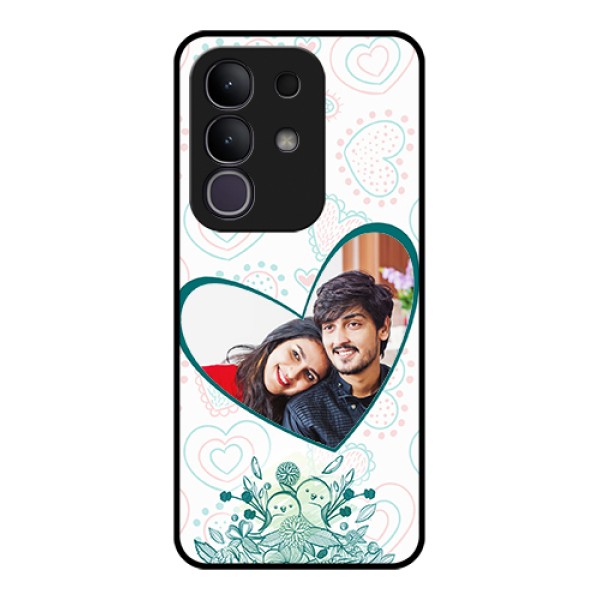 iQOO Z10x 5G Custom Glass Phone Case - Premium Couple Design