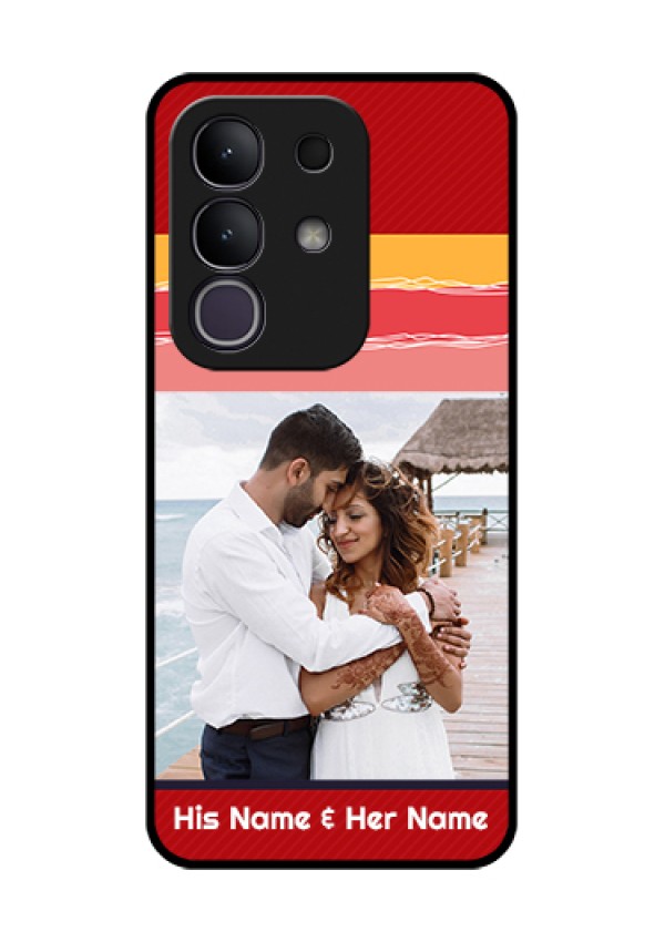 iQOO Z10x 5G Custom Glass Phone Case - Colorful Case Design
