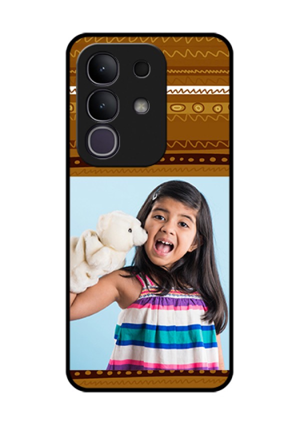 iQOO Z10x 5G Custom Glass Phone Case - Friends Picture Upload Design