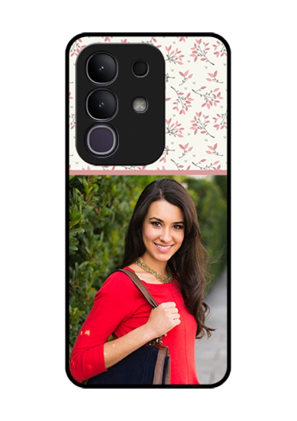 iQOO Z10x 5G Custom Glass Phone Case - Stunning Floral Design