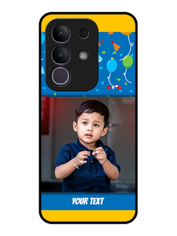 Custom iQOO Z10x 5G Custom Glass Phone Case - Birthday Wishes Design