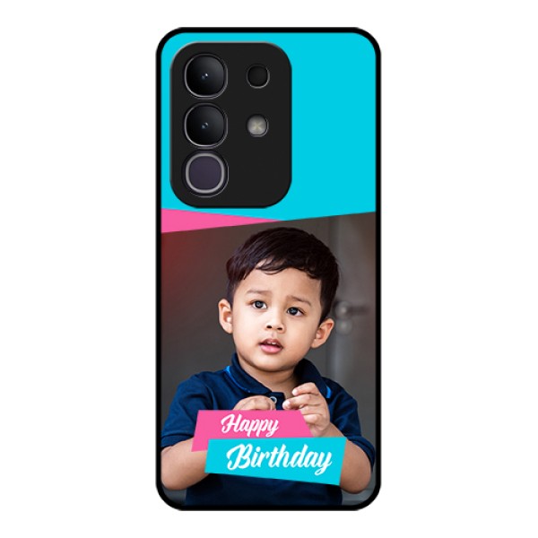 iQOO Z10x 5G Custom Glass Phone Case - Image Holder With 2 Color Design iQOO Z10x 5G Custom Glass Phone Case - Image Holder With 2 Color Design