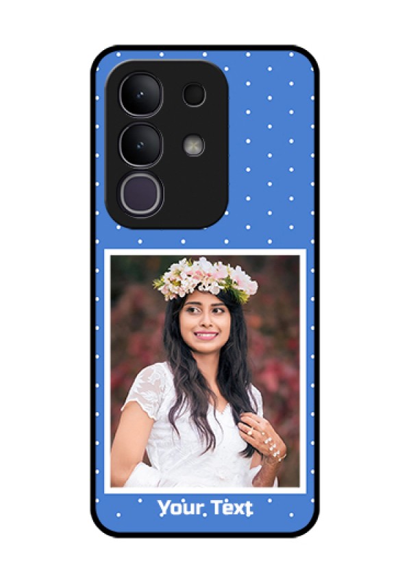 iQOO Z10x 5G Custom Glass Phone Case - Polka Dots Design