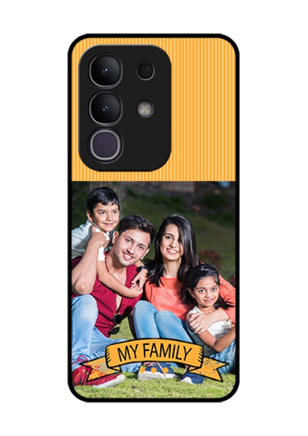 iQOO Z10x 5G Custom Glass Phone Case - My Family Design