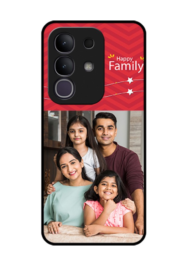 iQOO Z10x 5G Custom Glass Phone Case - Happy Family Design