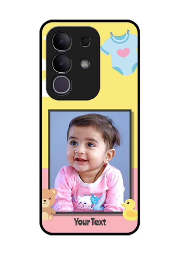 iQOO Z10x 5G Custom Glass Phone Case - Kids 2 Color Design