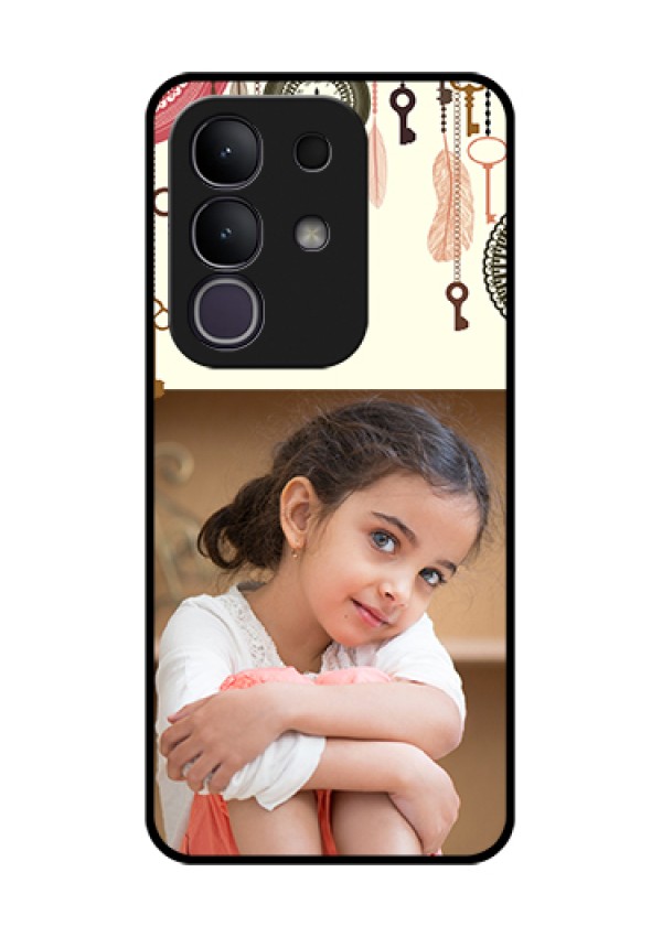iQOO Z10x 5G Custom Glass Phone Case - Boho Style Design