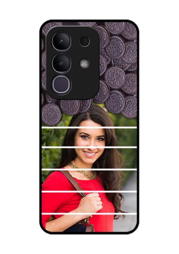 iQOO Z10x 5G Custom Glass Phone Case - With Oreo Biscuit Design