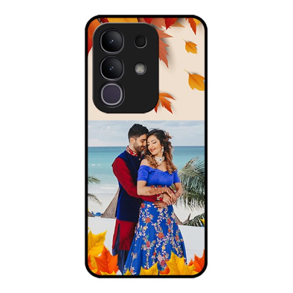 iQOO Z10x 5G Custom Glass Phone Case - Autumn Maple Leaves Design iQOO Z10x 5G Custom Glass Phone Case - Autumn Maple Leaves Design