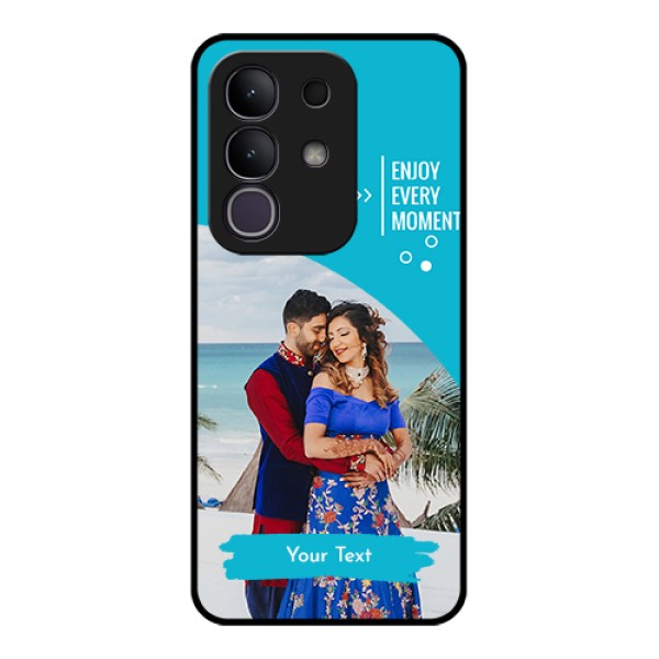 iQOO Z10x 5G Custom Glass Phone Case - Happy Moment Design