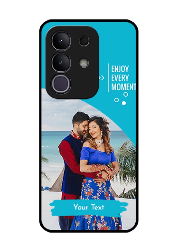 iQOO Z10x 5G Custom Glass Phone Case - Happy Moment Design