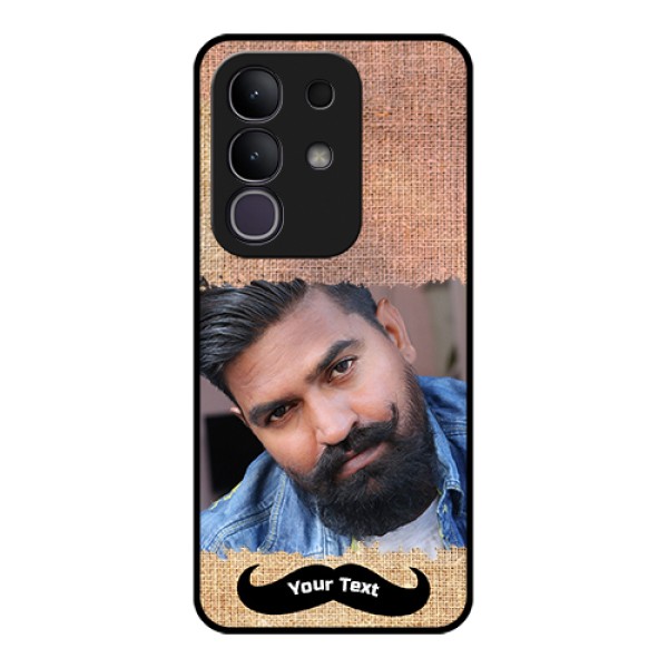 iQOO Z10x 5G Custom Glass Phone Case - With Texture Design