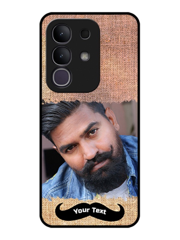 Custom iQOO Z10x 5G Custom Glass Phone Case - With Texture Design