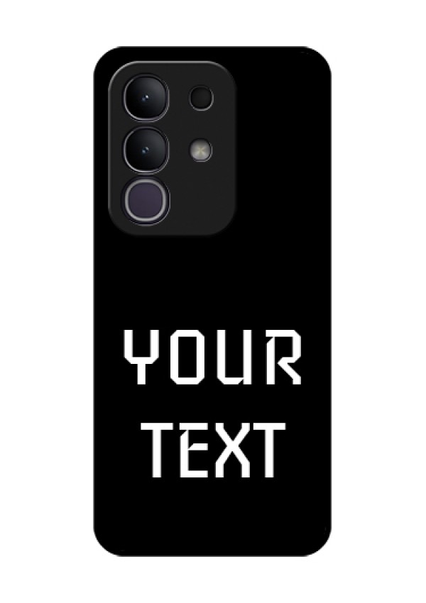 iQOO Z10x 5G Custom Glass Phone Case - Your Name Design