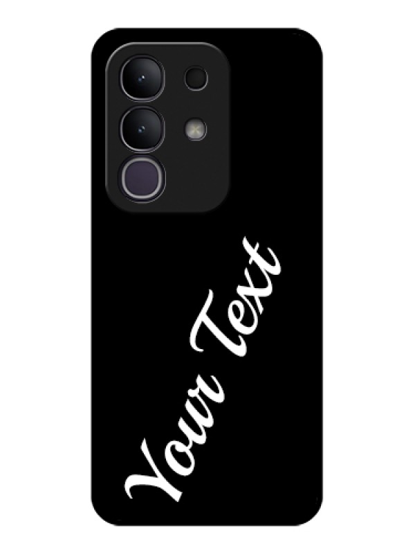 Custom iQOO Z10x 5G Custom Glass Phone Case - With Your Name Design