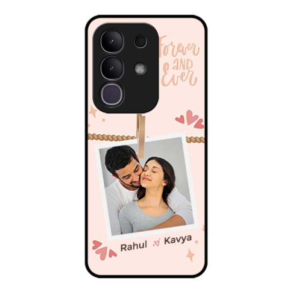 iQOO Z10x 5G Custom Glass Phone Case - Forever And Ever Love Design iQOO Z10x 5G Custom Glass Phone Case - Forever And Ever Love Design