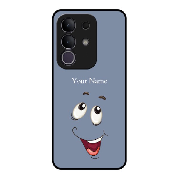 iQOO Z10x 5G Custom Glass Phone Case - Laughing Cartoon Face Design iQOO Z10x 5G Custom Glass Phone Case - Laughing Cartoon Face Design