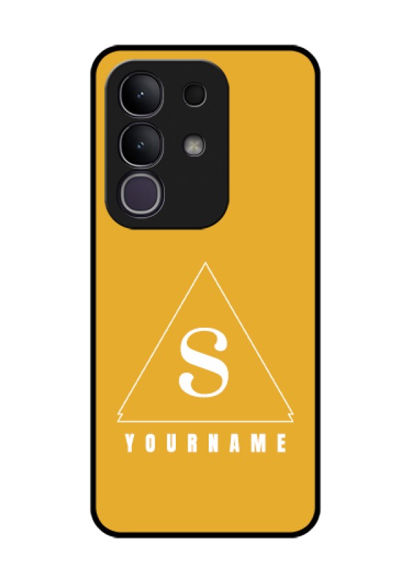 iQOO Z10x 5G Custom Glass Phone Case - Simple Triangle Design