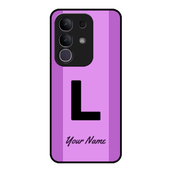 iQOO Z10x 5G Custom Glass Phone Case - Tricolor Custom Text Design iQOO Z10x 5G Custom Glass Phone Case - Tricolor Custom Text Design