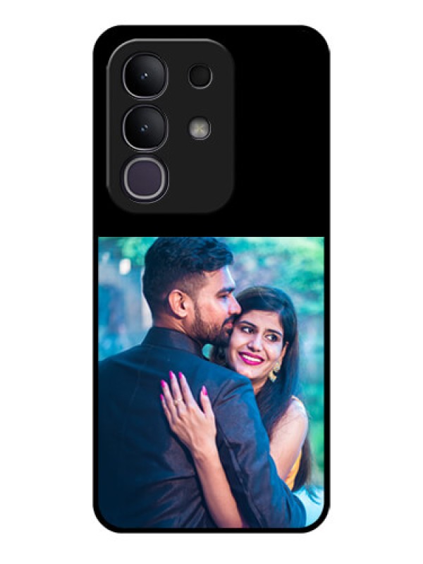 Custom iQOO Z10X 5G Custom Glass Phone Case - Upload Full Picture With Custom Color Design