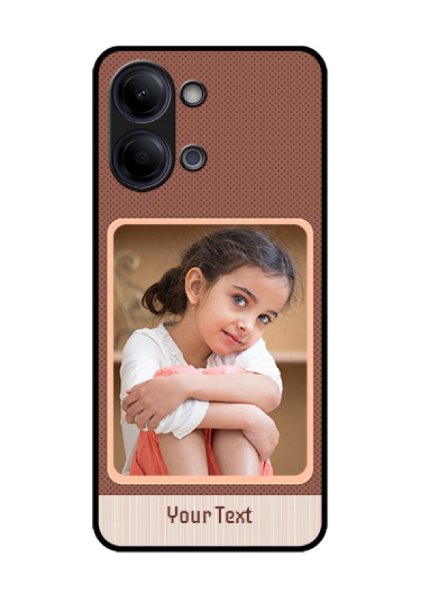 iQOO Z11 Lite 5G Custom Glass Phone Case - Simple Pic Upload Design