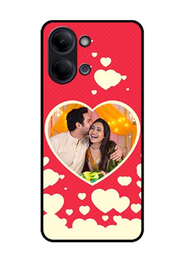 iQOO Z11 Lite 5G Custom Glass Phone Case - Love Symbols Phone Cover Design