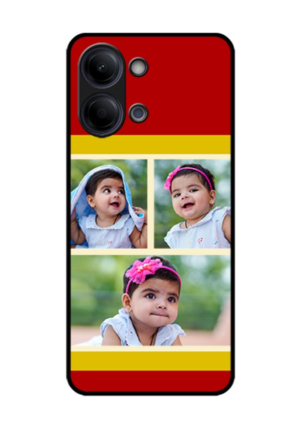 iQOO Z11 Lite 5G Custom Glass Phone Case - Multiple Pic Upload Design
