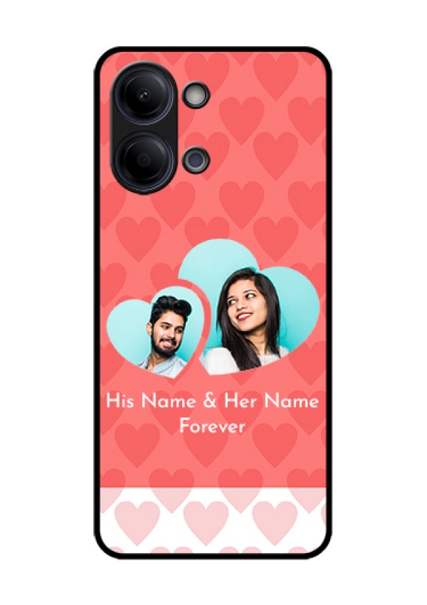 iQOO Z11 Lite 5G Custom Glass Phone Case - Couple Pic Upload Design