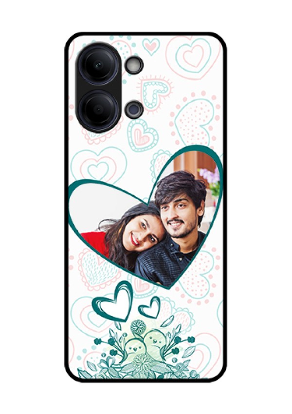 iQOO Z11 Lite 5G Custom Glass Phone Case - Premium Couple Design