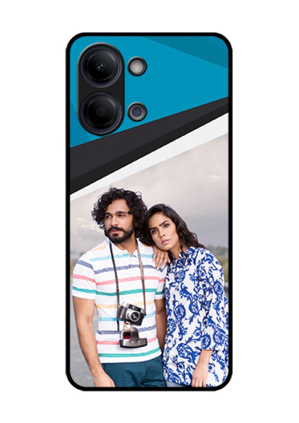 iQOO Z11 Lite 5G Custom Glass Phone Case - Simple Pattern Photo Upload Design
