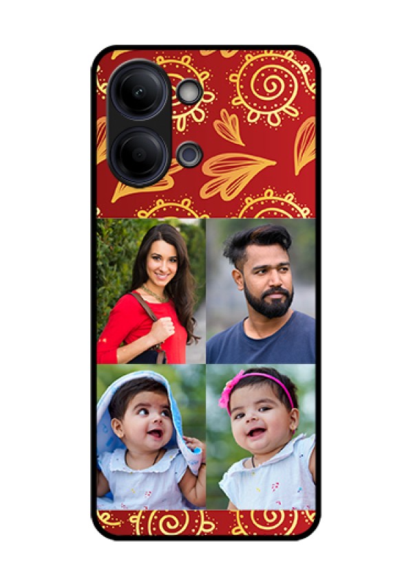 iQOO Z11 Lite 5G Custom Glass Phone Case - 4 Image Traditional Design