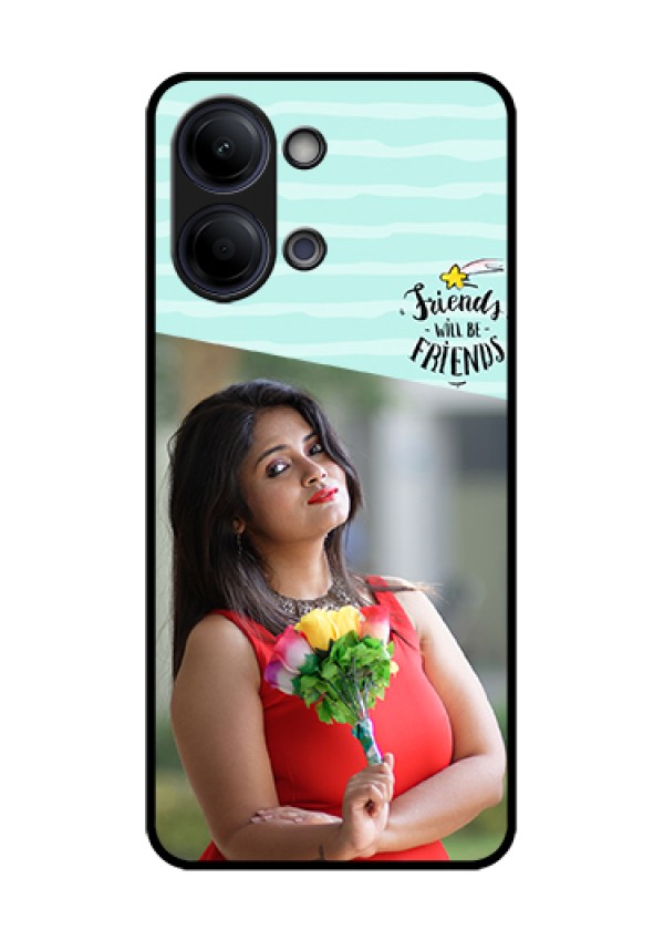 iQOO Z11 Lite 5G Custom Glass Phone Case - Friends Picture Icon Design