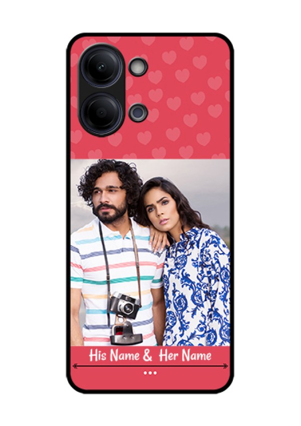 iQOO Z11 Lite 5G Custom Glass Phone Case - Simple Love Design