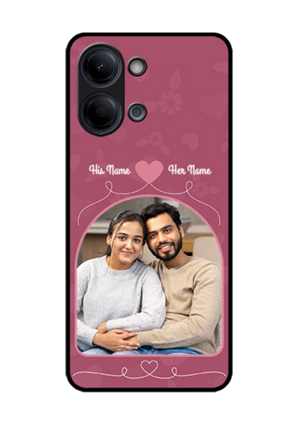 iQOO Z11 Lite 5G Custom Glass Phone Case - Love Floral Design
