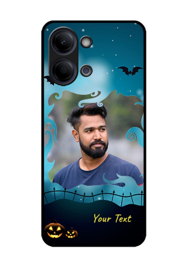 iQOO Z11 Lite 5G Custom Glass Phone Case - Halloween Frame Design