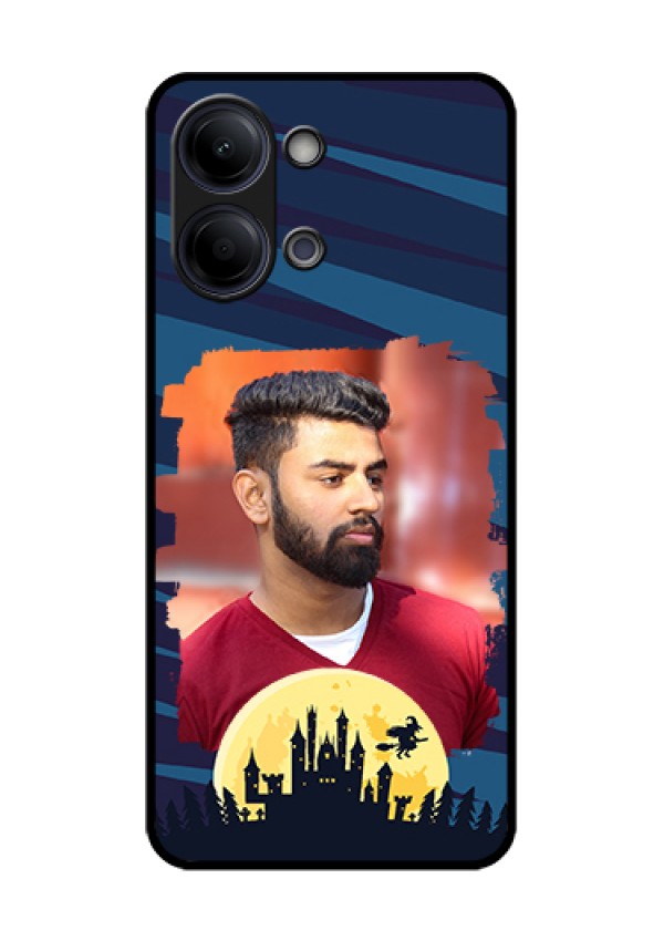 iQOO Z11 Lite 5G Custom Glass Phone Case - Halloween Witch Design