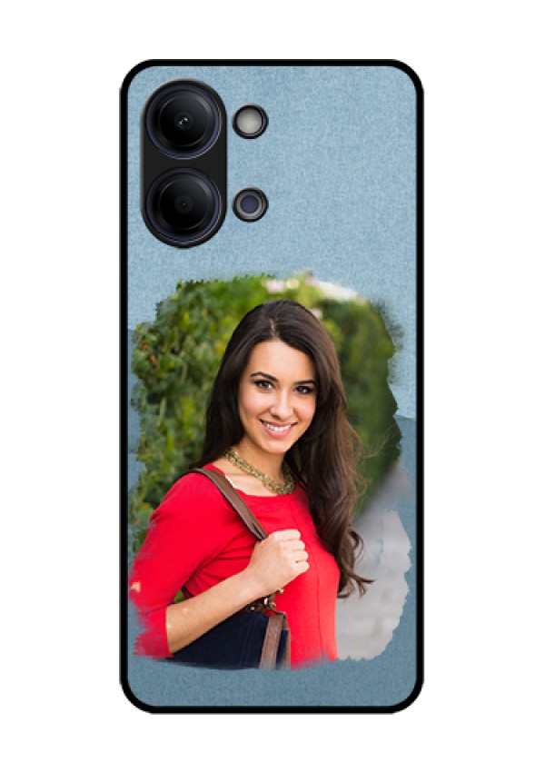 iQOO Z11 Lite 5G Custom Glass Phone Case - Grunge Line Art Design