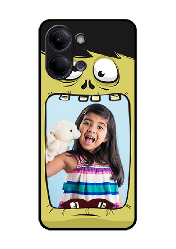 iQOO Z11 Lite 5G Custom Glass Phone Case - Cartoon Monster Back Case Design