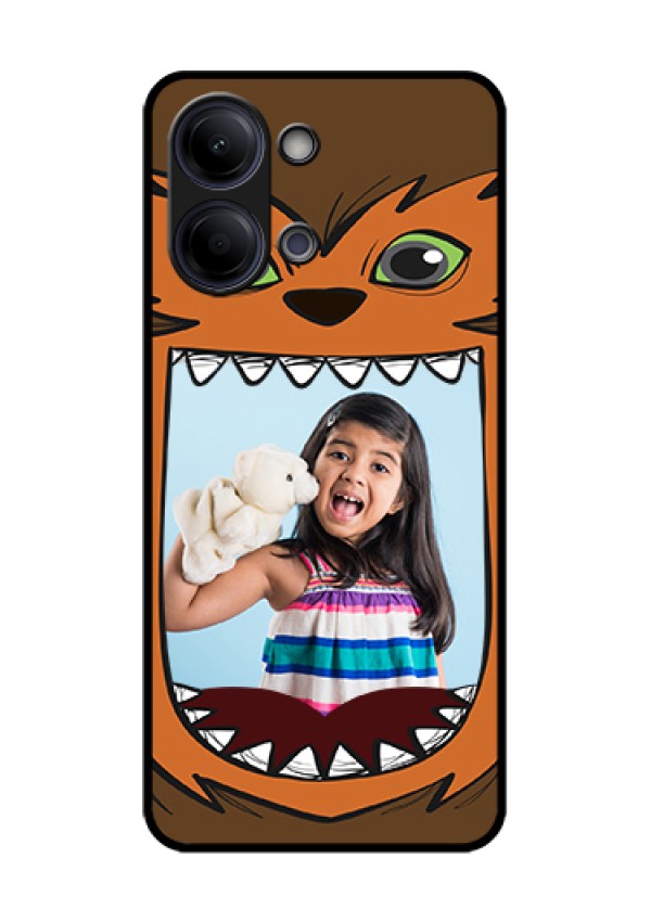 iQOO Z11 Lite 5G Custom Glass Phone Case - Owl Monster Back Case Design