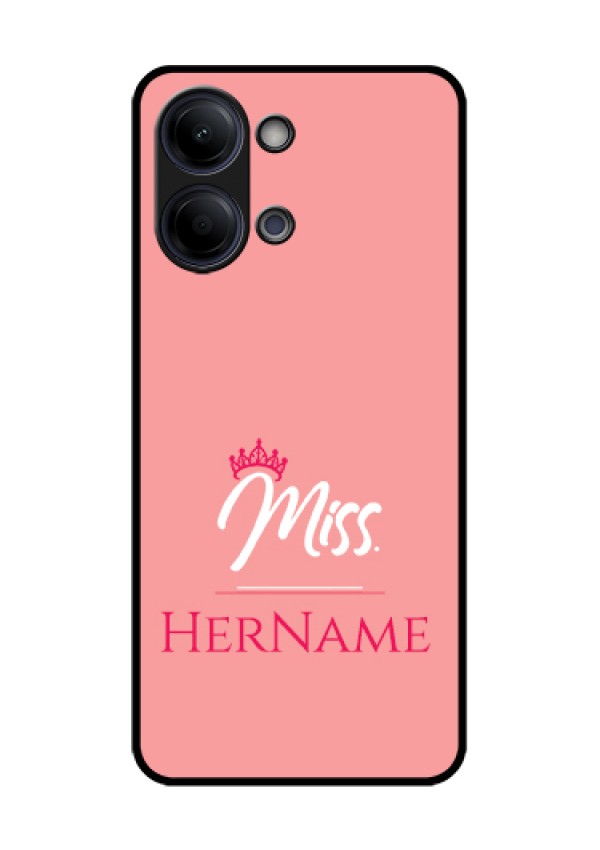 iQOO Z11 Lite 5G Custom Glass Phone Case - Mrs With Name Design